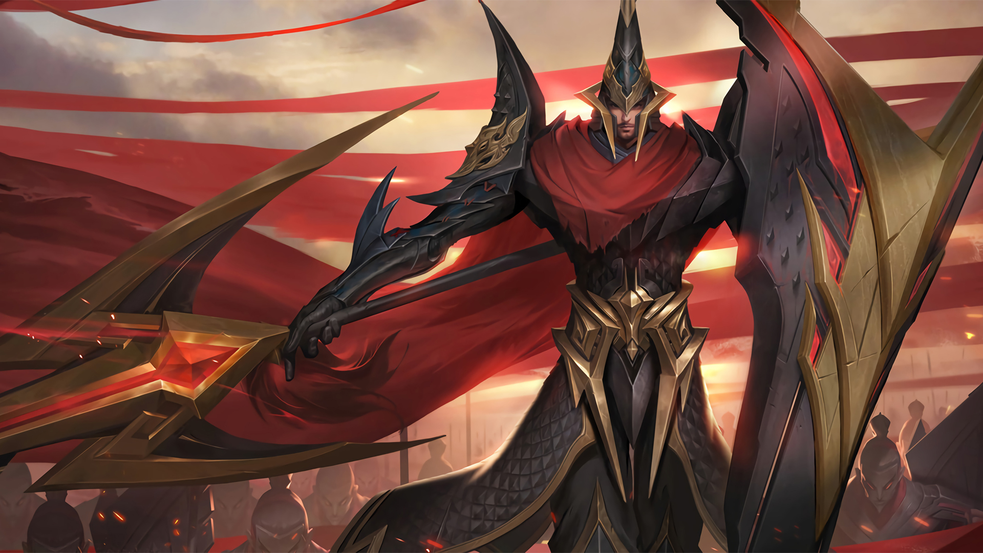 王者荣耀新英雄蒙恬高清壁纸_高清游戏壁纸