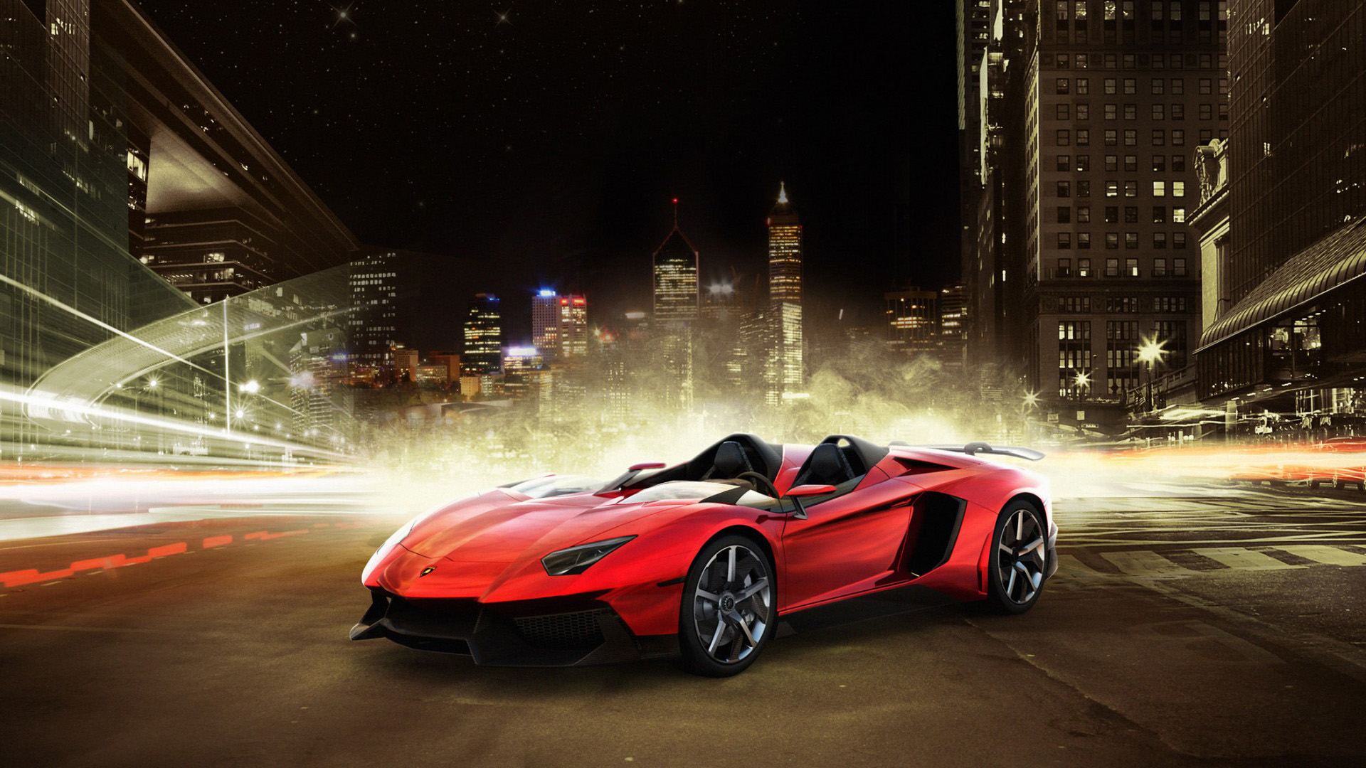 兰博基尼Aventador&#308;07宽屏电脑桌面汽车壁纸_高清汽车壁纸