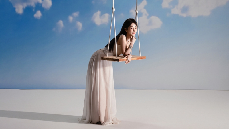 杨紫 淡雅梦境 秋千 美女电脑电脑桌面美女壁纸高清全屏_高清美女壁纸