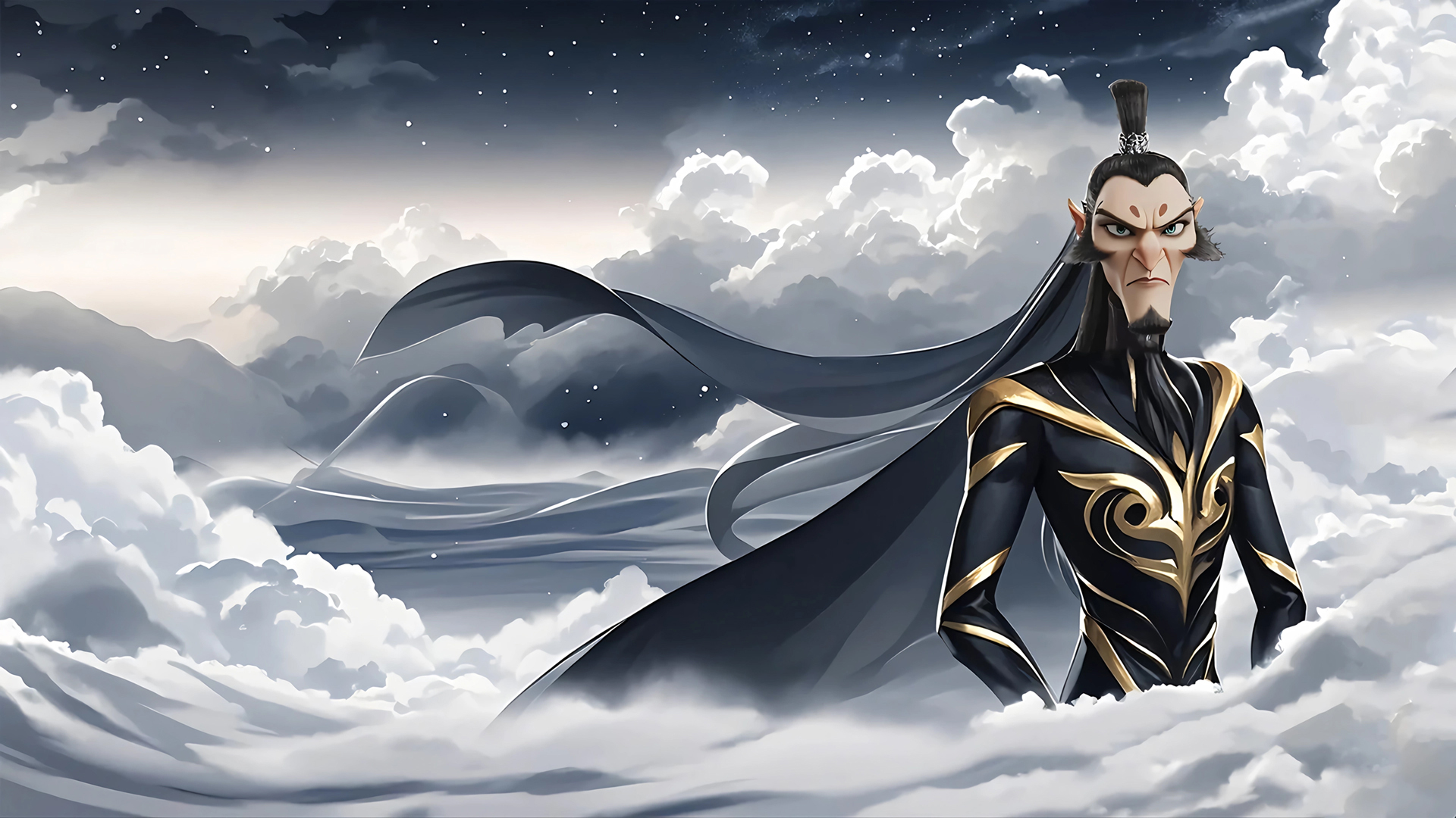 申公豹 天空 云 电脑电脑桌面影视壁纸_高清影视壁纸