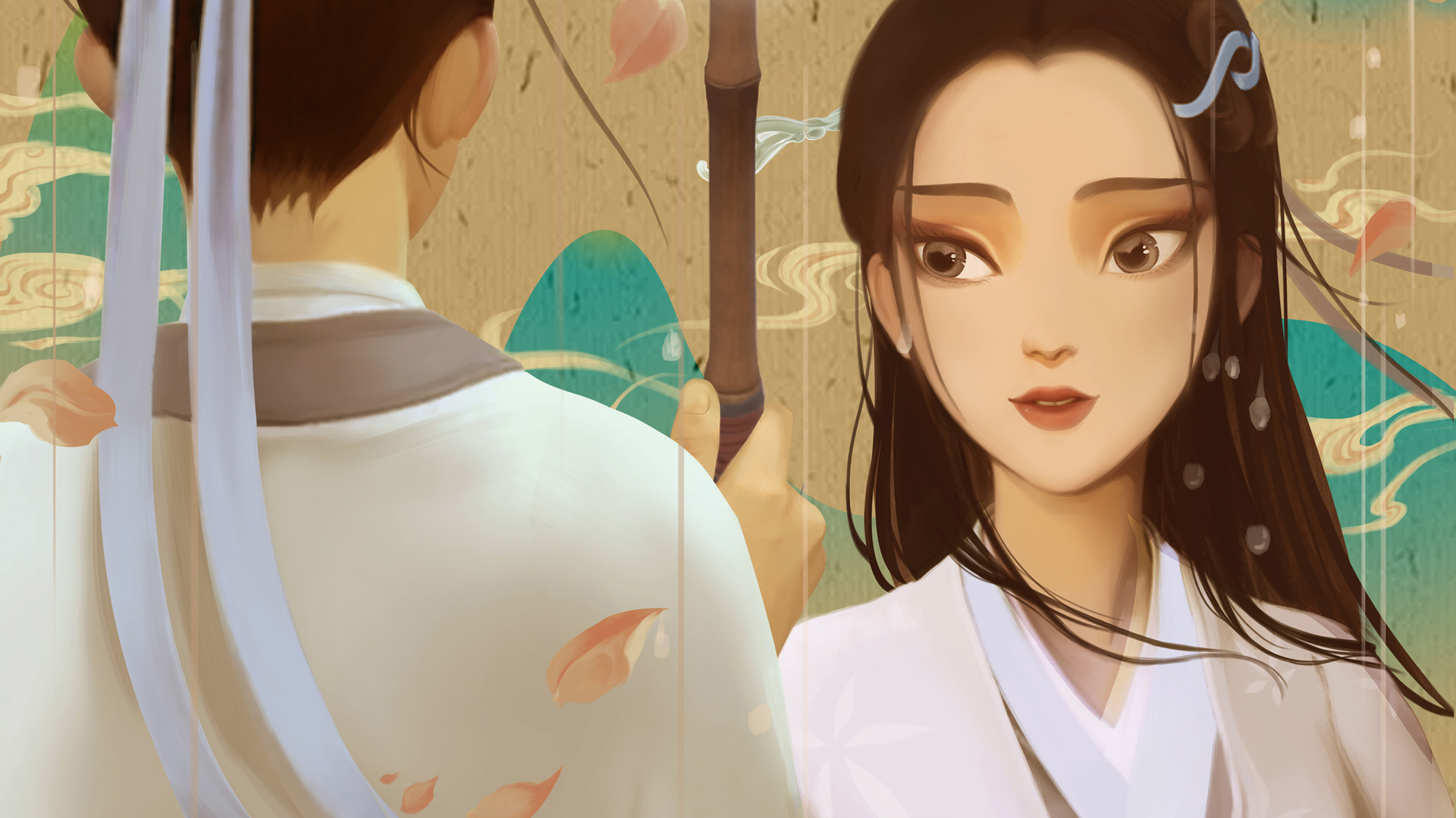 白蛇缘起小白与阿宣2k壁纸_高清影视壁纸