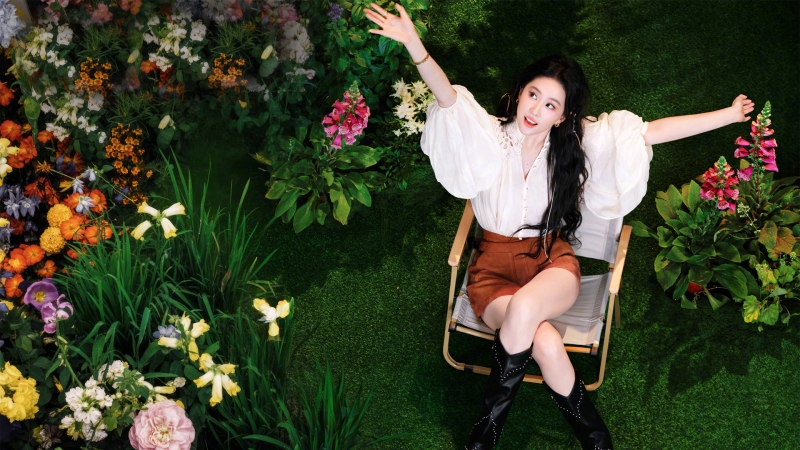 鲜花美女 刘亦菲电脑桌面美女壁纸_高清美女壁纸