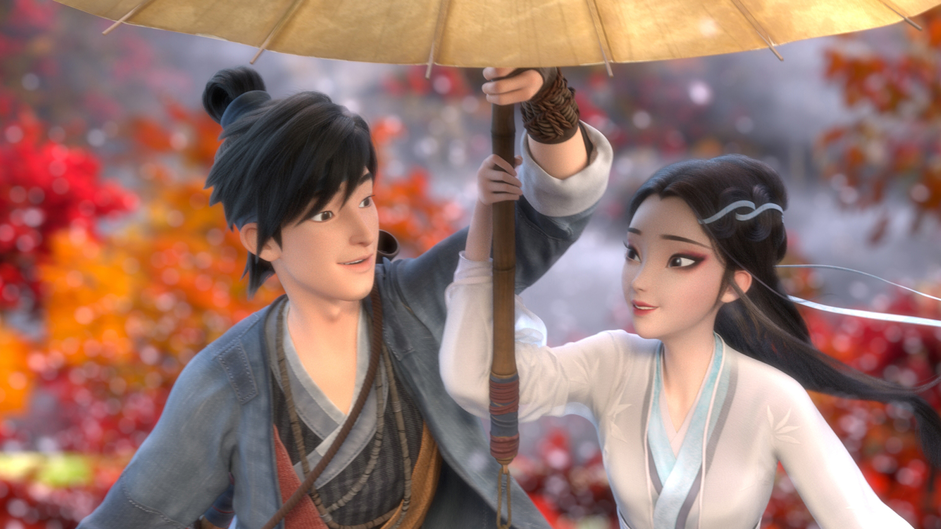 白蛇缘起小白和阿宣壁纸_高清影视壁纸