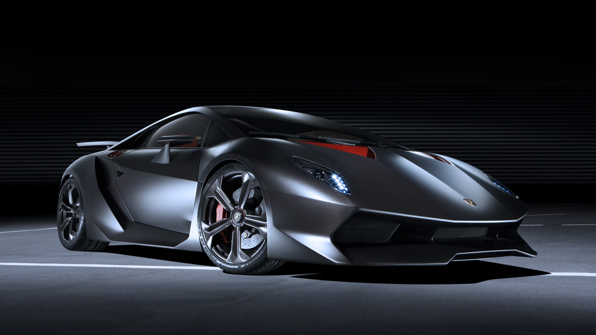 兰博基尼黑色幽灵电脑桌面汽车壁纸_高清汽车壁纸