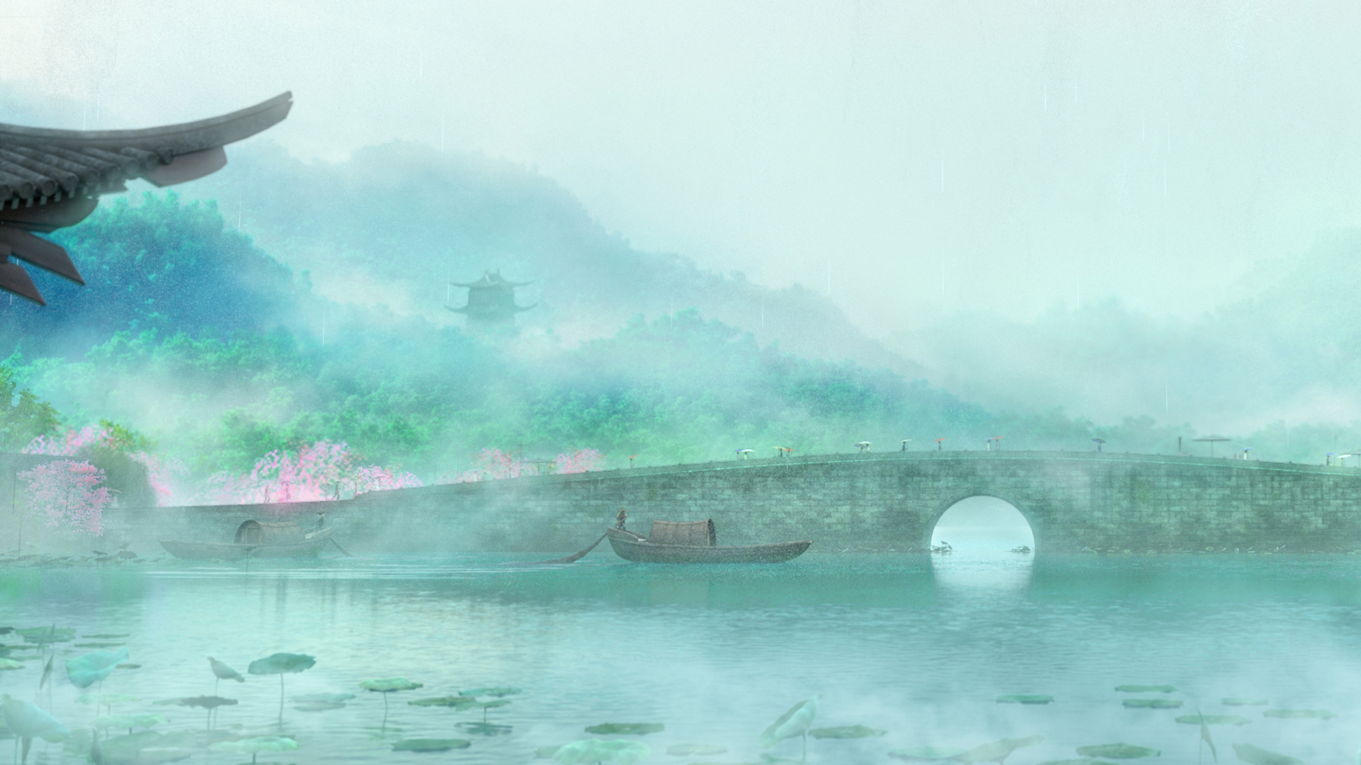 白蛇缘起唯美西湖断桥壁纸_高清影视壁纸