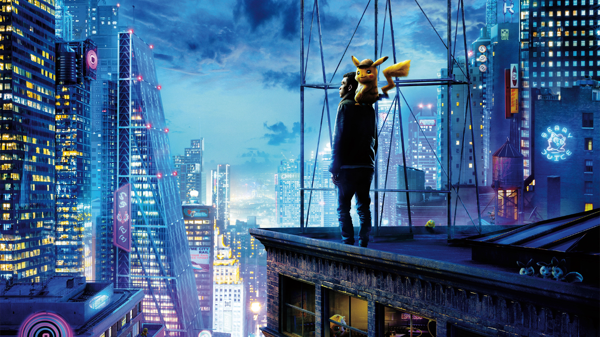 大侦探皮卡丘海报壁纸_高清影视壁纸