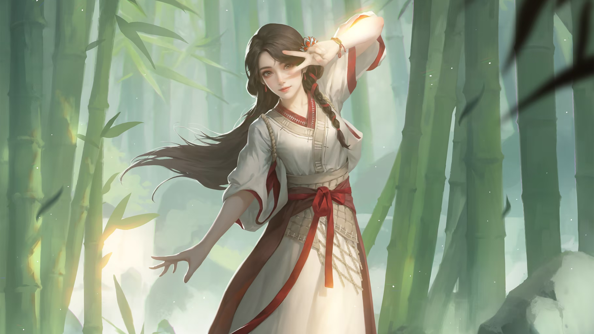 动画完美世界火灵儿电脑壁纸_高清动漫壁纸