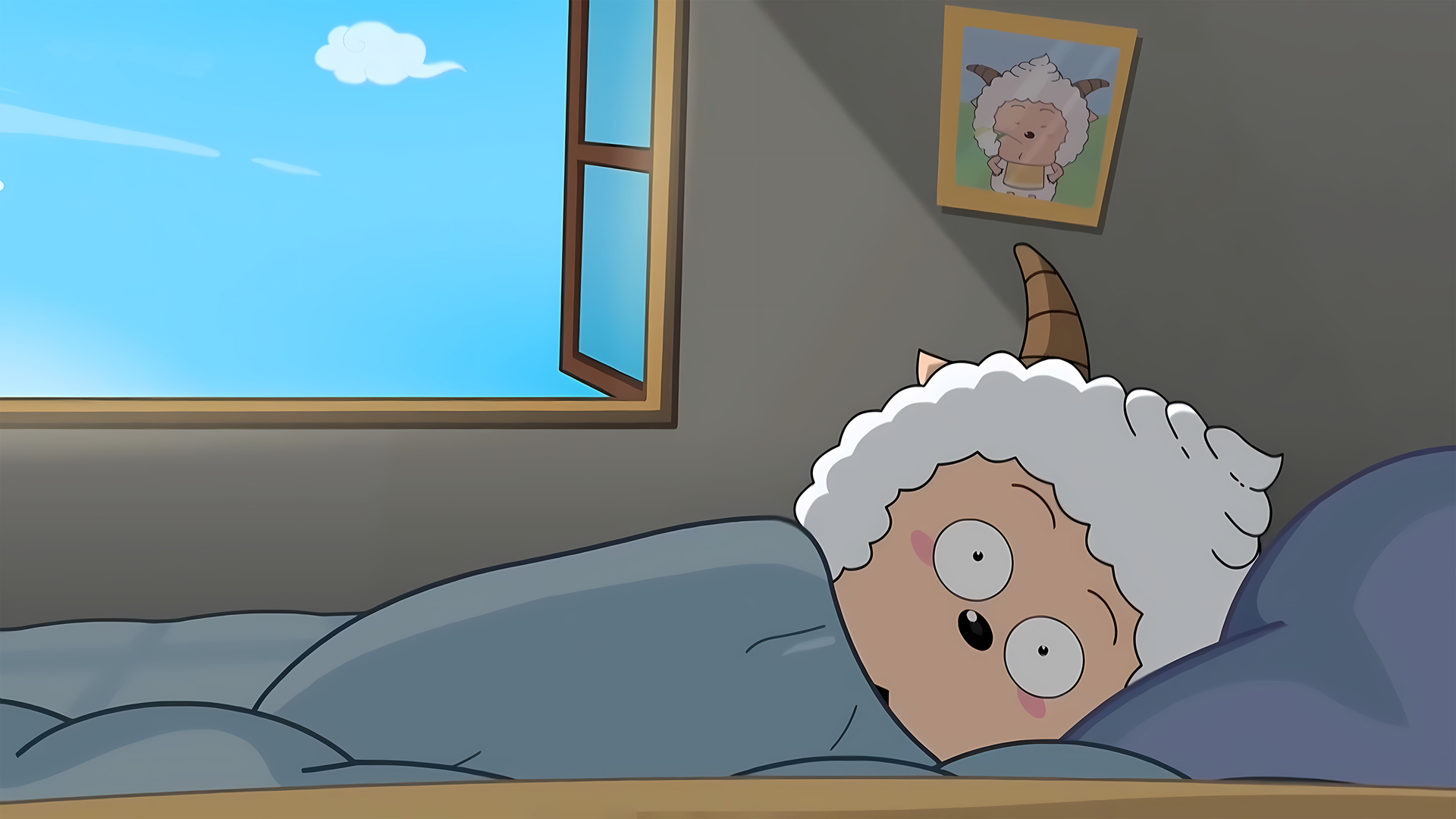 懒羊羊电脑电脑桌面动漫壁纸_高清动漫壁纸