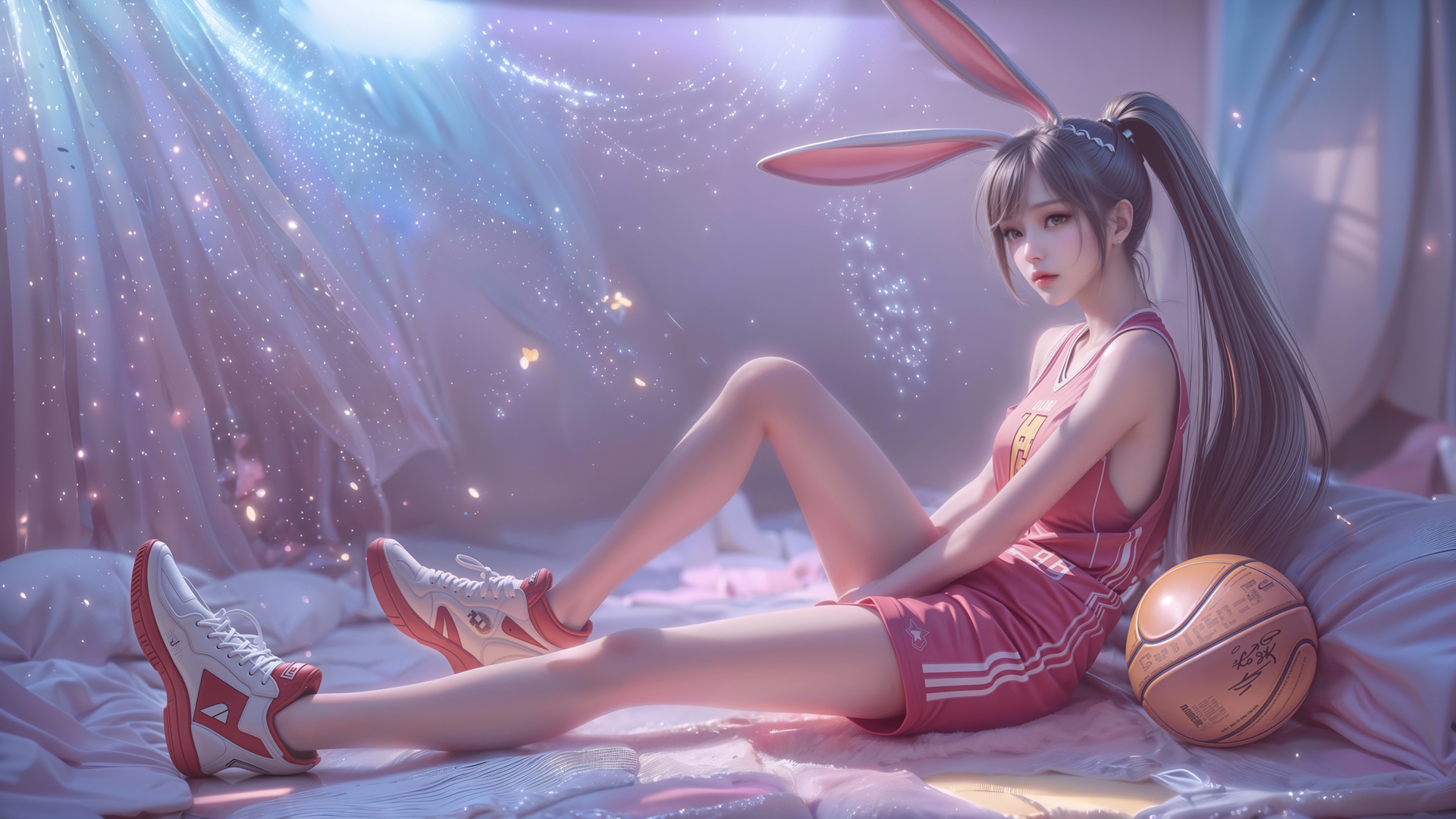 斗罗大陆小舞 运动装 篮球 电脑桌面动漫壁纸_高清动漫壁纸