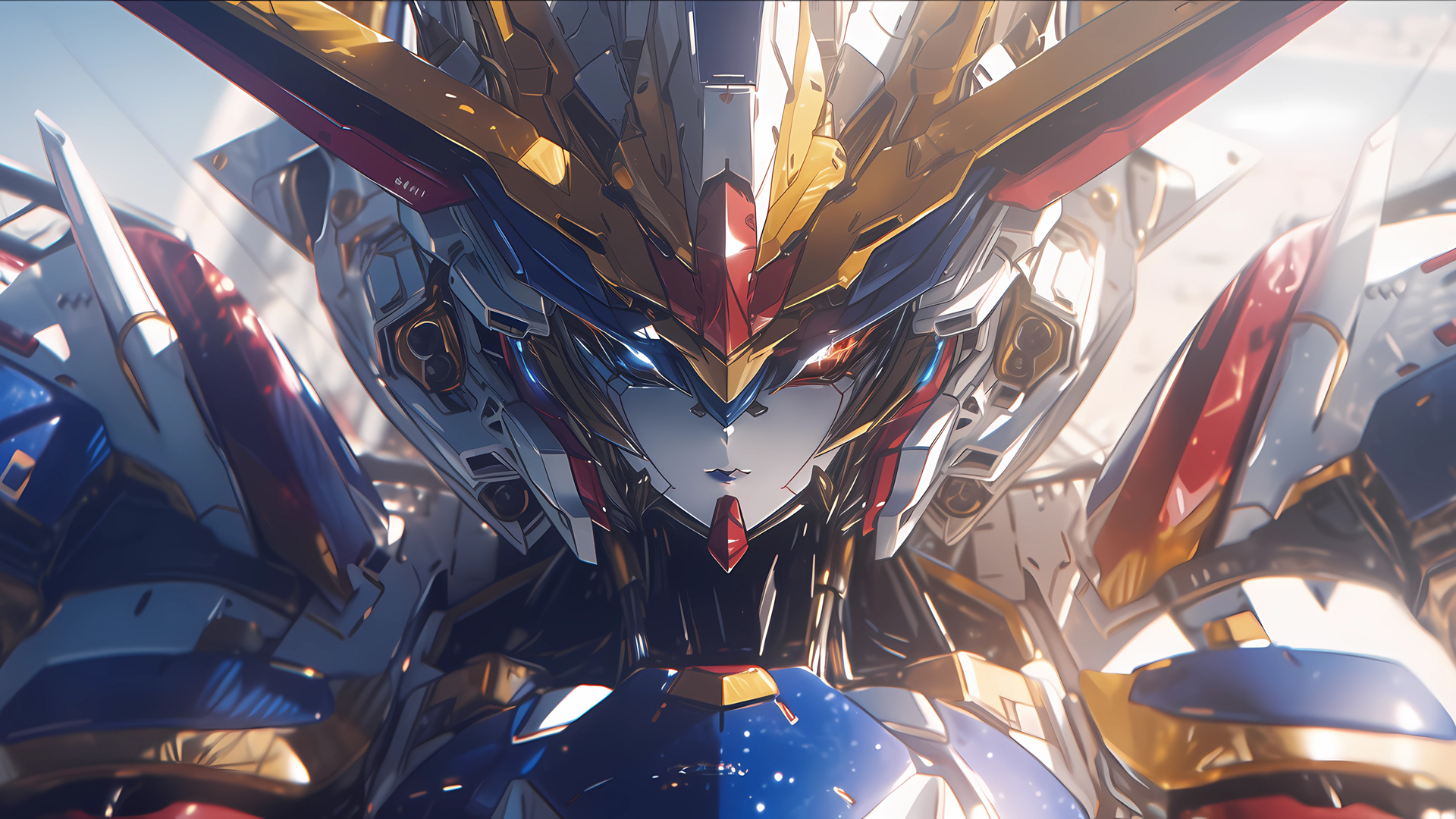 个性机甲战士高清壁纸2560x1600_高清动漫壁纸