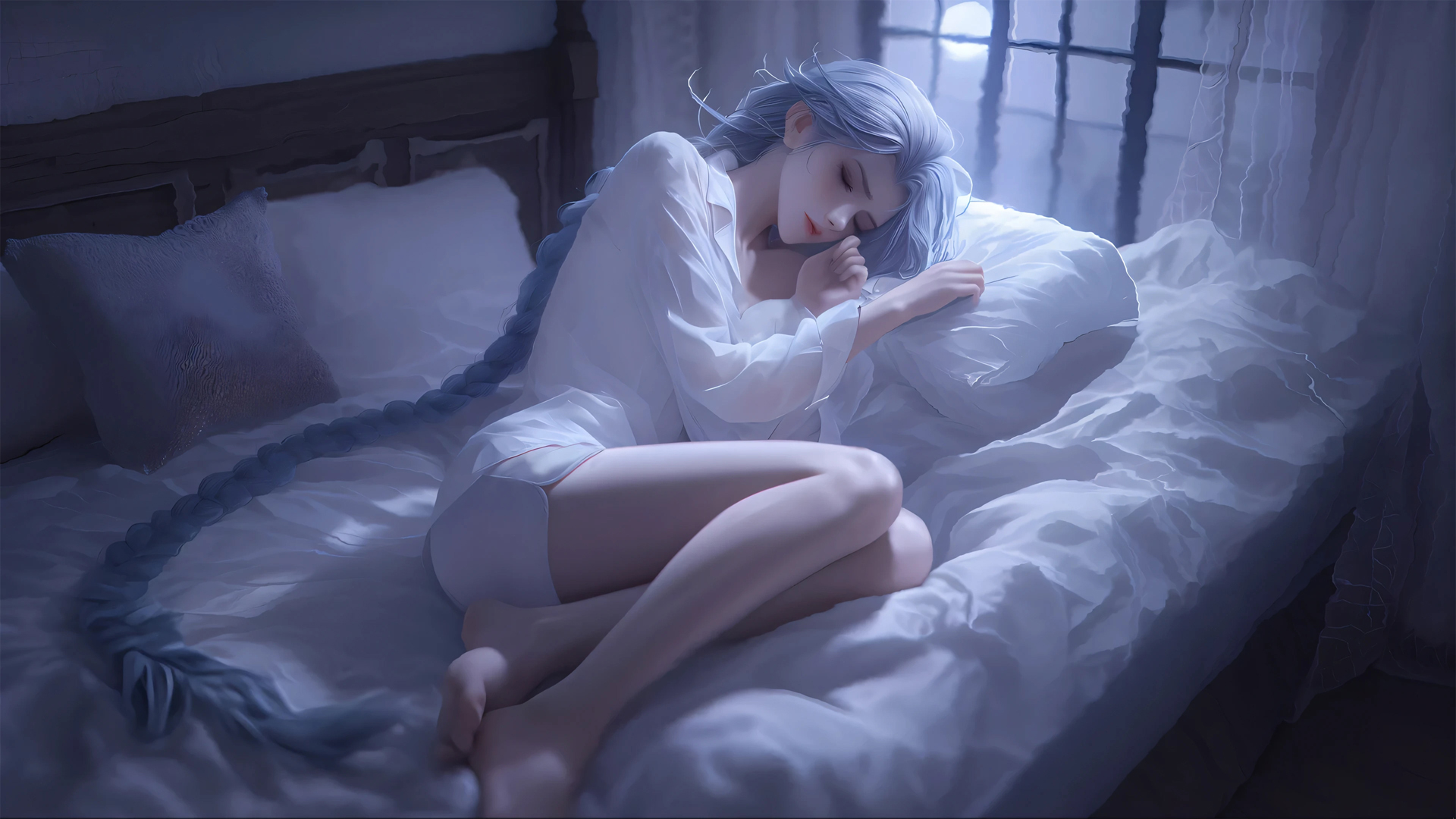 金克丝 卧室 唯美 动漫电脑壁纸_高清动漫壁纸