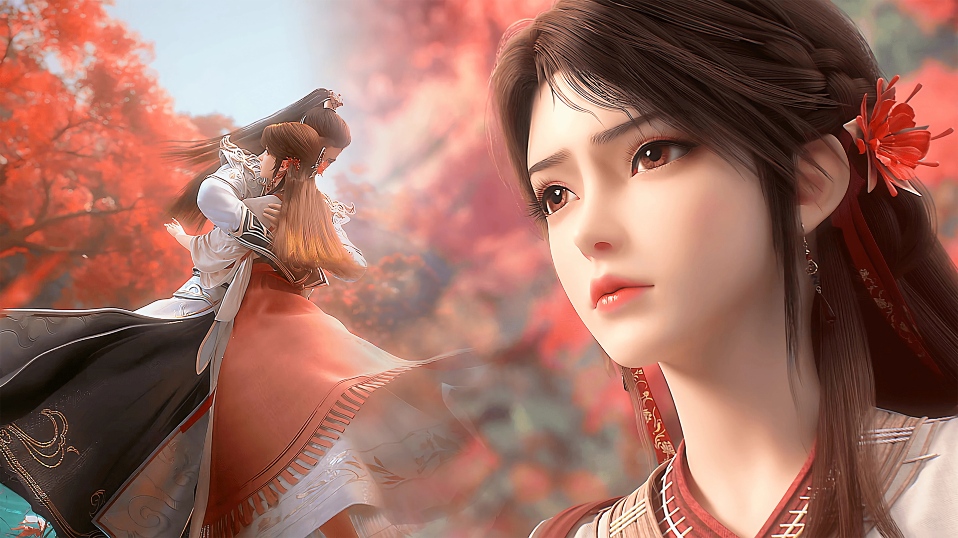 完美世界火灵儿高清电脑桌面动漫壁纸_高清动漫壁纸