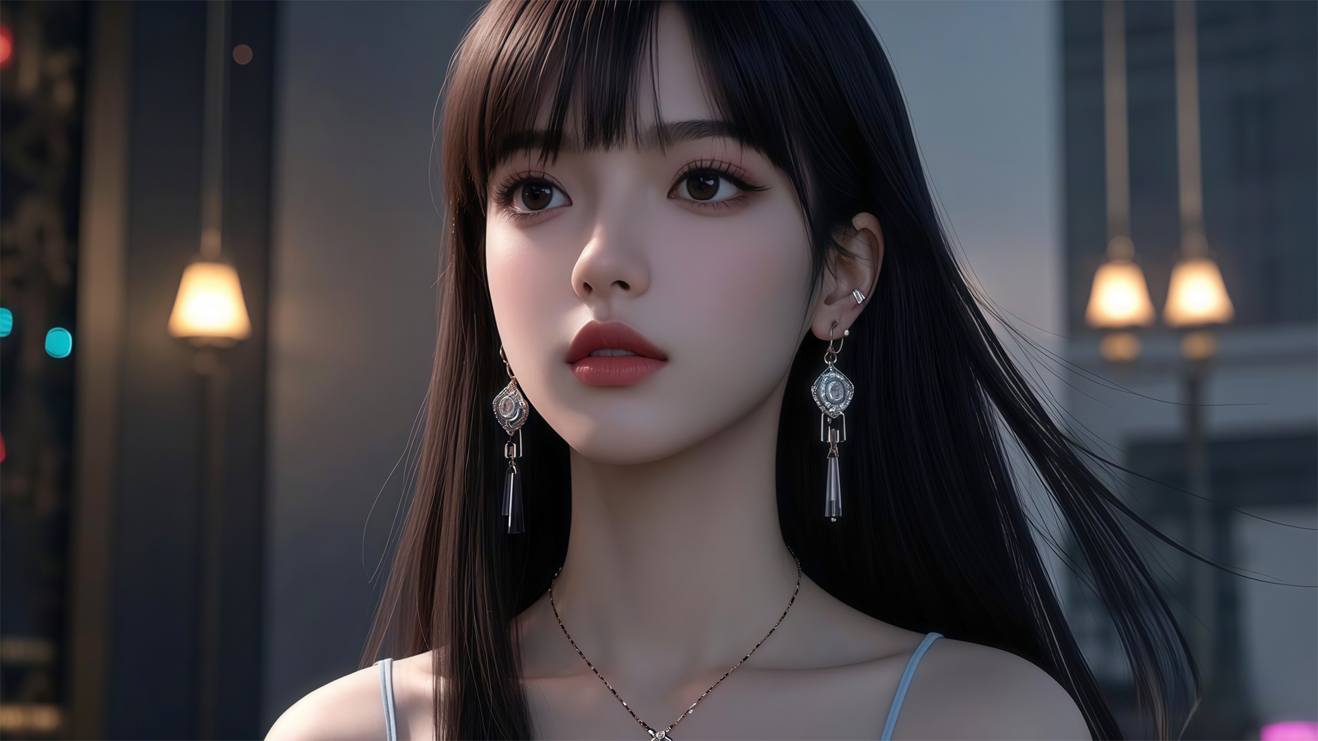 长发漂亮女孩 青春气息 皮蛋瘦肉邹高清壁纸_高清动漫壁纸