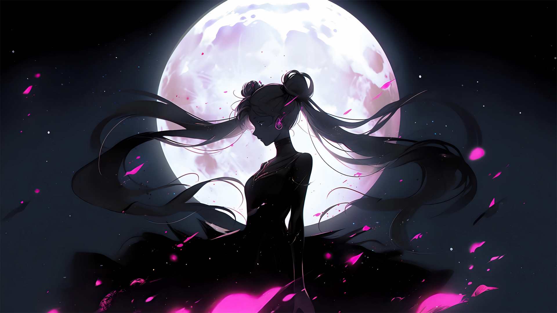 暗黑系美少女战士电脑壁纸_高清动漫壁纸