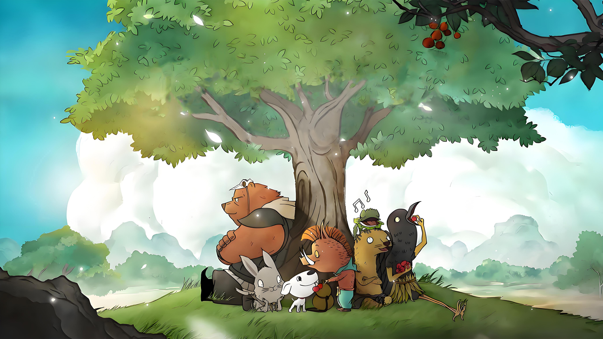 小妖怪的夏天电脑桌面动漫壁纸_高清动漫壁纸