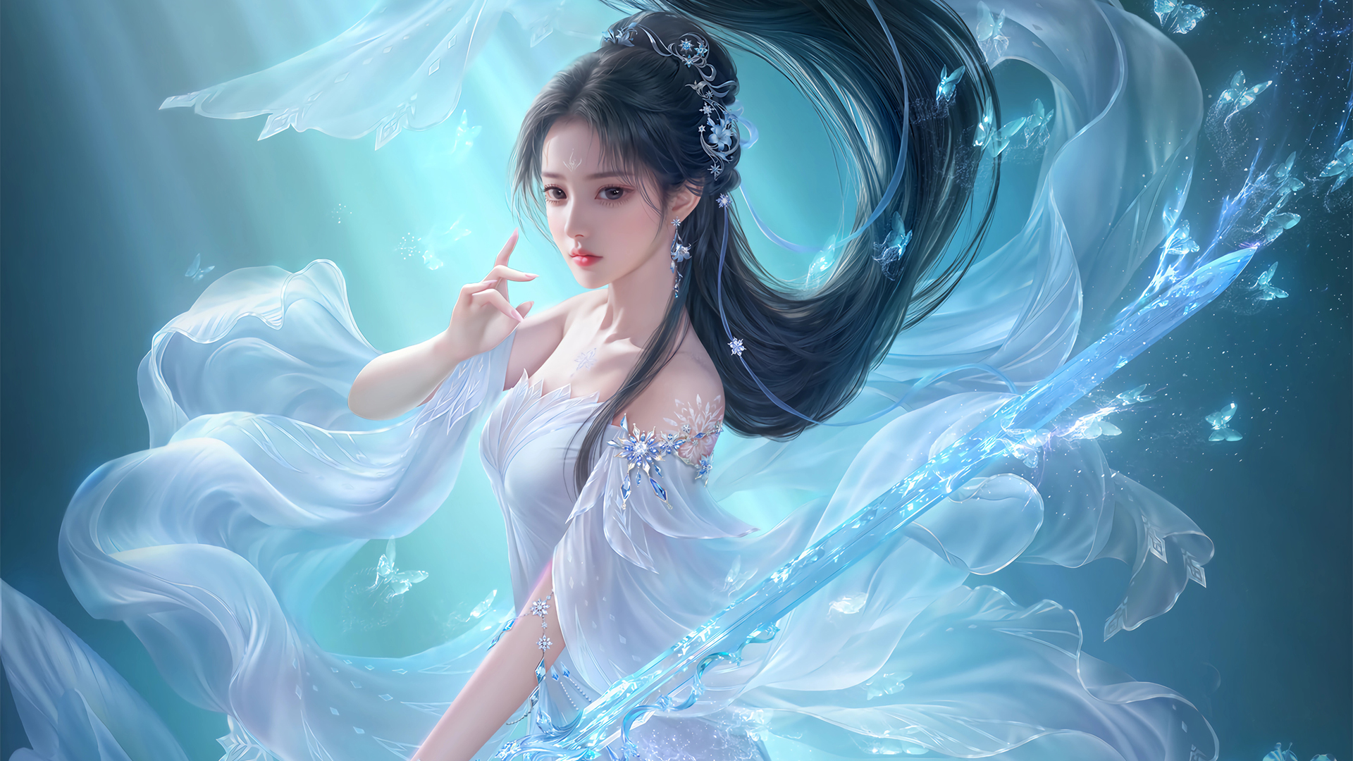 诛仙陆雪琪唯美高清壁纸_高清动漫壁纸