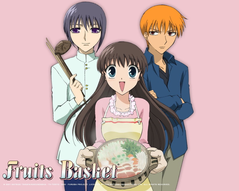 720P-水果篮-食物-Kyo Sohma-本田东春-动漫-Yuki Sohma高清壁纸