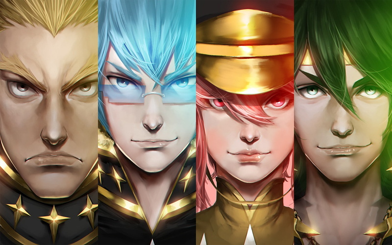 动漫女孩-杀死la杀死-720P-动漫男孩-拼贴-真山Uzu-Inumuta Houka-现实主义-动漫-Gamaguuri Ira-Jakuzure Nonon高清壁纸