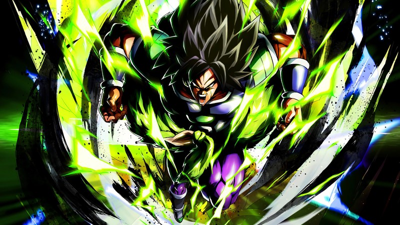 Broly-龙珠超级：Broly-saiyan-黑发-动漫高清壁纸