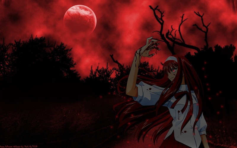 动漫-筑姬-1080P-黑暗-秋叶东野高清壁纸