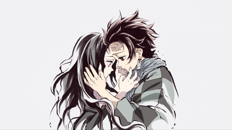 Kimetsu no Yaiba-Kamado Tanjiro-Kamado Nezuko-动漫-动漫女孩-动漫男孩高清壁纸