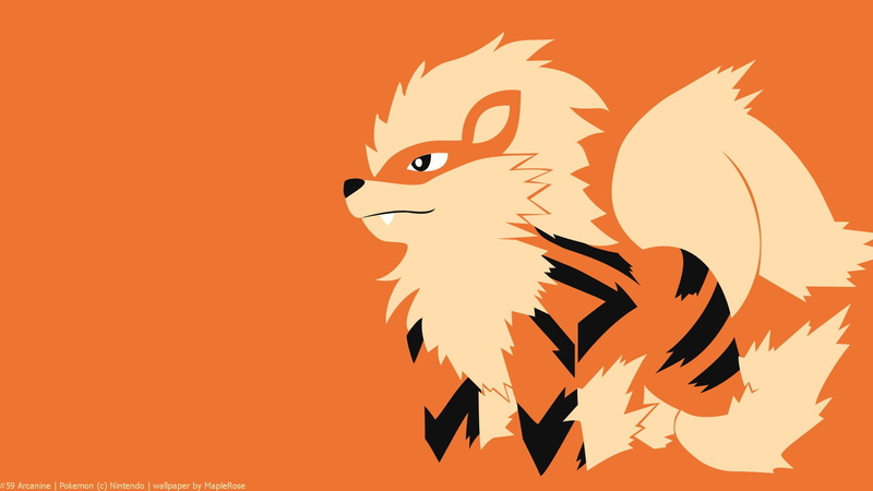 1080P-口袋妖怪-动漫-Arcanine（口袋妖怪）高清壁纸