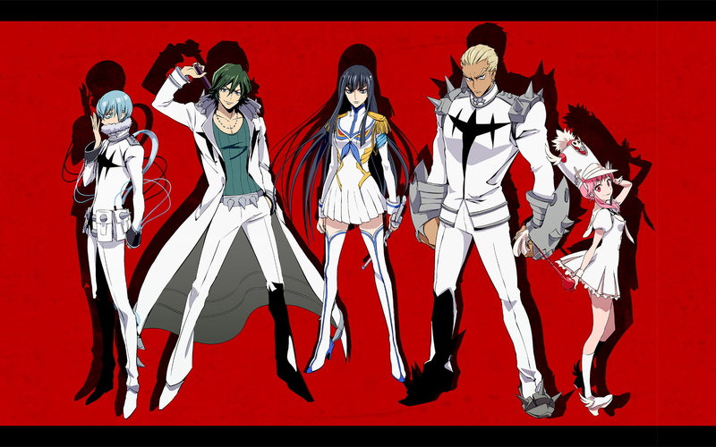 Ira Gamagori-Satsuki Kiryūin-Nonon Jakuzure-Houka Inumuta-杀死La Kill-1080P-Uzu Sanageyama-动漫高清壁纸