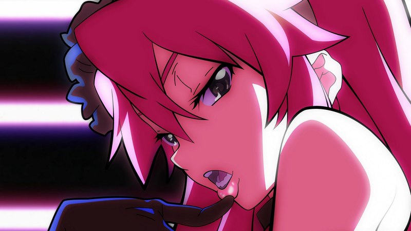 女性-漫画-红发-性感-滕根托帕·古伦·拉甘-手套-女孩-动漫-yoko littner高清壁纸