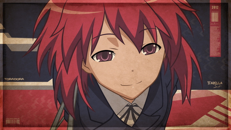 多拉多拉-头发-学校-眼睛-2K-动漫-米诺里-短-草间田-特写-特写-制服-红色-女学生-热-高清-艺术-红发高清壁纸