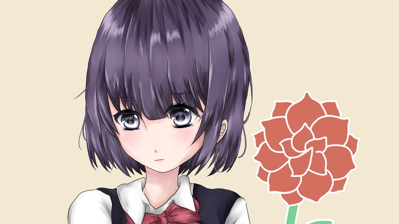 花碧Yasuraoka-1080P-Kuzu no Honkai-动漫高清壁纸