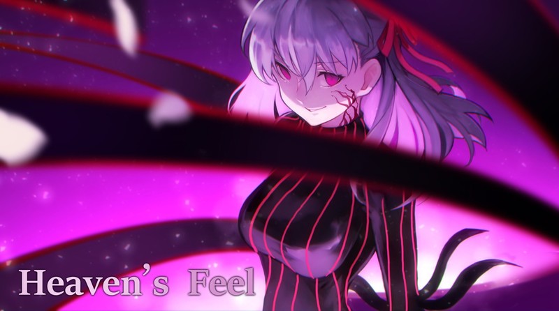 动漫女孩-动漫-命运/留夜-樱花马头-紫色头发-yoshi55level高清壁纸