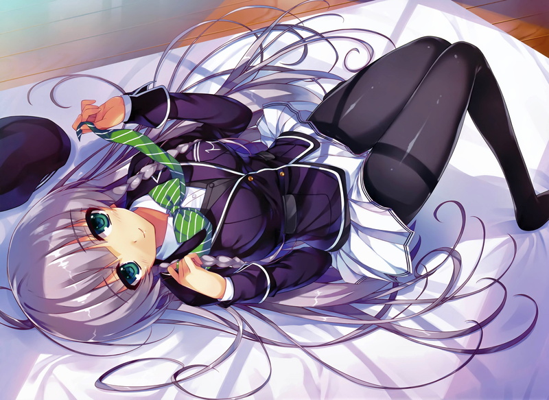 多色-4K-动漫-变奏-聆听-高角度观看-连接-大型物体组-庆祝活动-耳机-Ushinawareta Mirai wo Motomete高清壁纸