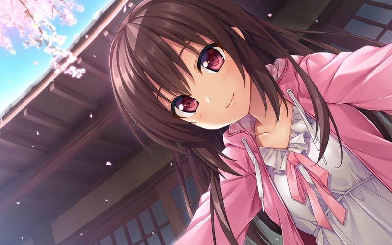 一个人-樱桃-高-肖像-特写-时尚-真人-女孩-粉红色-成人-瓦尔-倒影-动漫-休闲活动-年轻女性-人类表现HD壁纸