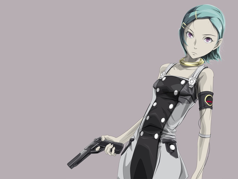 枪-动漫-动漫女孩-尤里卡（角色）-尤里卡七-720P高清壁纸