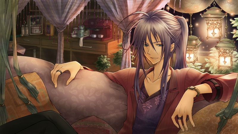 戒指-沙发-人声-台灯-枕头-Kamui学园-咖啡-长发-1080P-动漫-数字艺术-衬衫高清壁纸