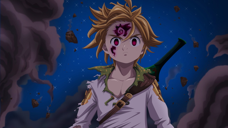 8K-七宗罪-Meliodas（七宗罪）-动漫高清壁纸