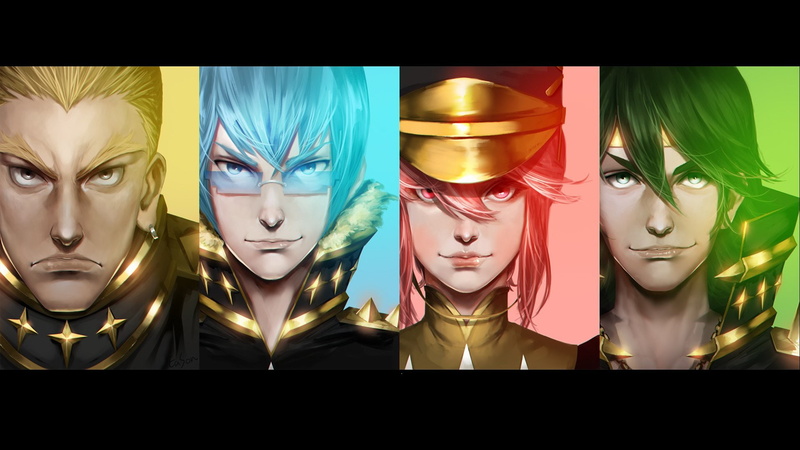 Uzu Sanageyama-Ira Gamagori-Nonon Jakuzure-1080P-Houka Inumuta-动漫-杀死La Kill高清壁纸