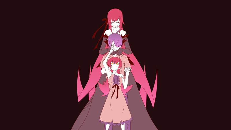 多彩-Araragi Koyomi-Monogatari系列-1080P-动漫-Oshino Shinobu-动漫女孩高清壁纸