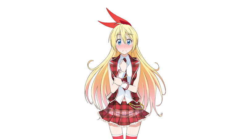 裙子-Kirisaki Chitoge-动漫-新雪谷-720P-动漫女孩高清壁纸