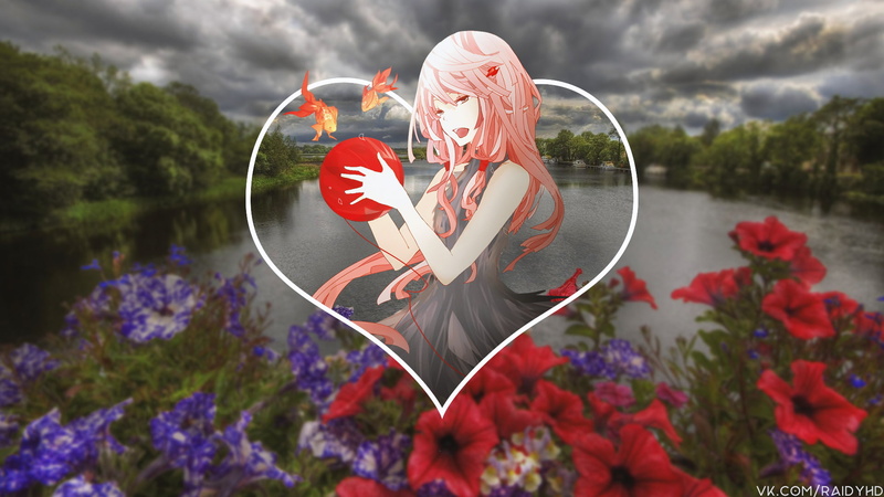 成人-脆弱性-云-天空-女人-花-自然之美-红色-年轻成人-户外-专注于前景-动漫-有罪的王冠-1080P-动漫女孩高清壁纸