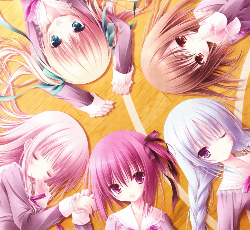 720P-女孩-圆圈-maho-蓝色-tomoka-动漫-airi-nagasuka-saki-深色头发-tinkle-插图-头发-hakamada-粉红色-三川-琉球-hinata高清壁纸