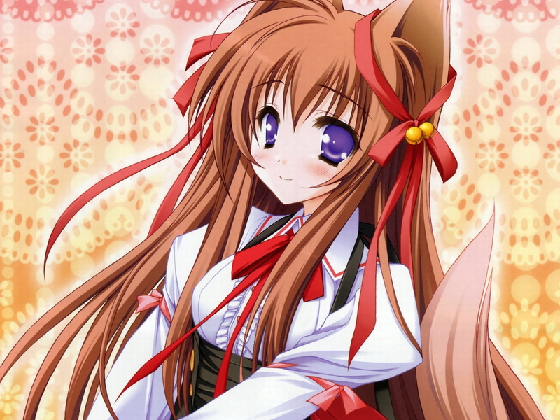 一个人-假期-有丝分裂mashiro-moekibara fuitake-棕色-白色-庆祝-女性-角色-女性肖像-动漫-自然-纯真-儿童高清壁纸