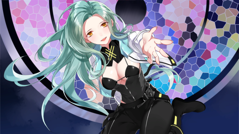 动漫-看着观众-红眼高清壁纸