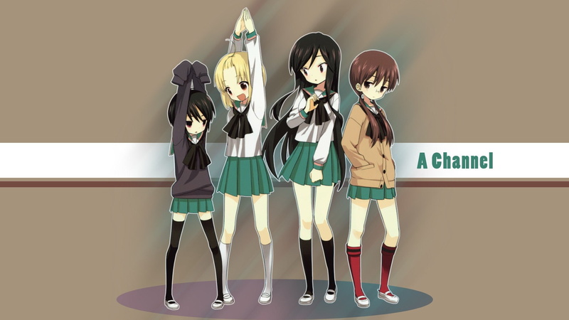 1080P-Nagisa Tennouji-Yuuko Nishi-A频道-Tooru Ichii-动漫-Run Momoki高清壁纸