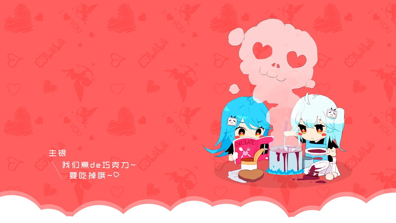 女性-动漫女孩-彩色背景-红色-动漫-数字合成-1080P-雪-人-低温-人体部位-复制空间-庆典高清壁纸