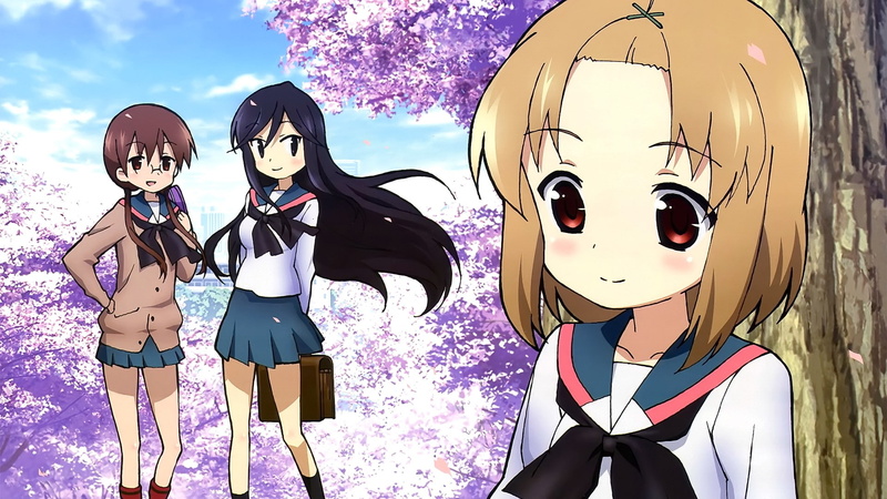 服装-代表-团结-人物-动漫-白天-女孩-乐趣-短发-1080P-自然-金发-西雨子-长发-校服-口罩高清壁纸