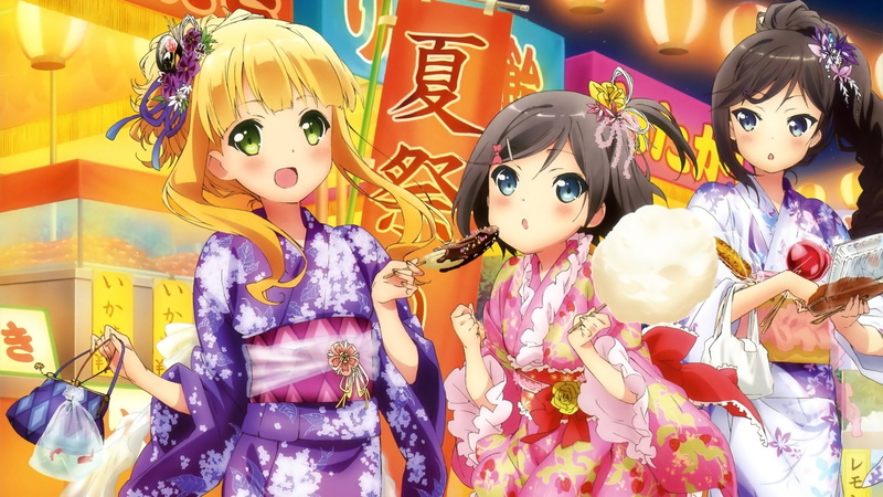 无尽的Ouji到Warawanai Neko。-1080P-动漫-Tsukushi Tsutsukakushi-Azusa Azuki-Tsukiko Tsutsukakashi高清壁纸