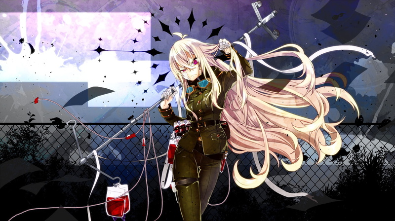 Utau-滴管-女孩-动漫-1080P高清壁纸