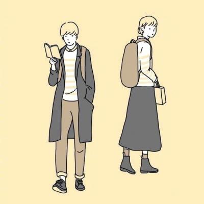 22组超有爱卡通情侣QQ头像 高清简约款