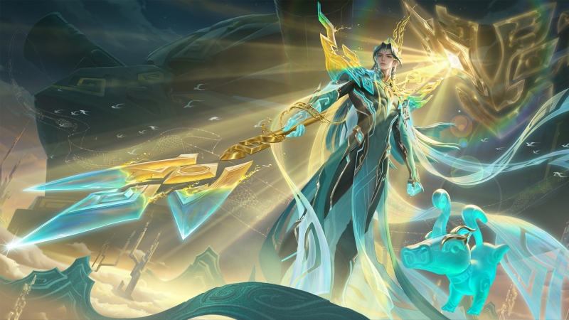 王者荣耀杨戬纵目迁山高清壁纸来啦